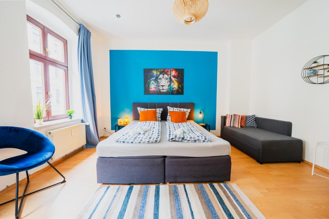 Blue Chili 08 - Magdeburg 2-Zimmer Altbau, Wi-Fi, 5 Pax Экстерьер фото
