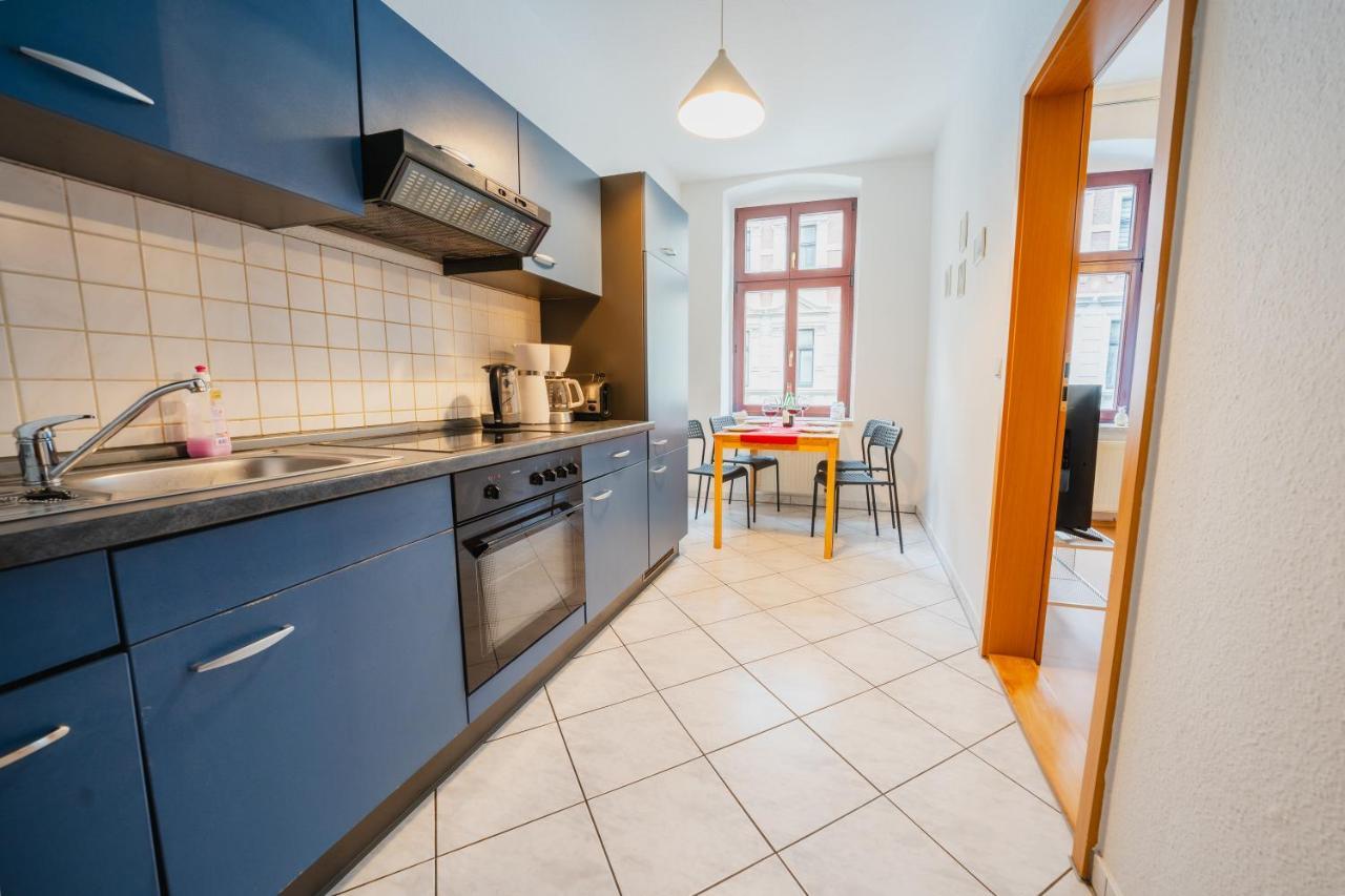 Blue Chili 08 - Magdeburg 2-Zimmer Altbau, Wi-Fi, 5 Pax Экстерьер фото